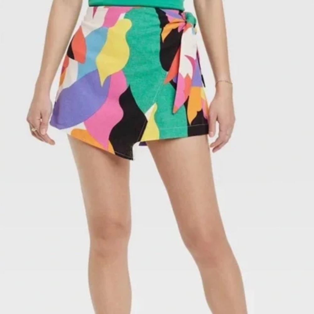 A New Day Colorful Skorts sz 17 or xxl